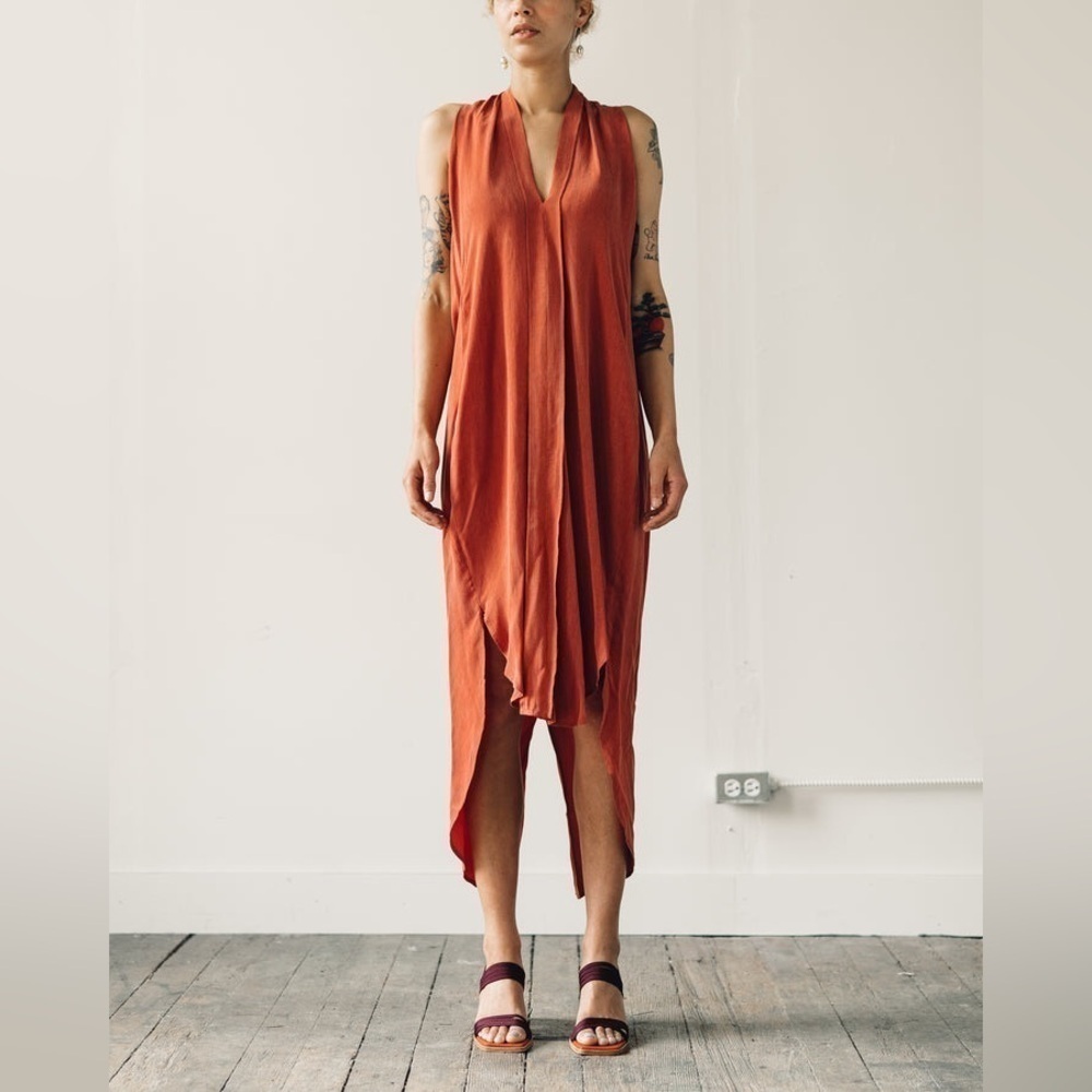 7115 by Sezki dress size small color coral